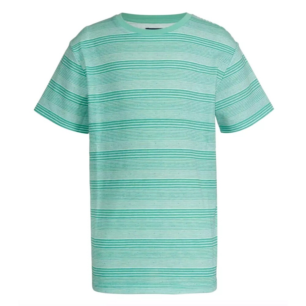 Univibe Boys Barnard Speckle Stripe Crewneck Short sleeve T-shirt Mint small